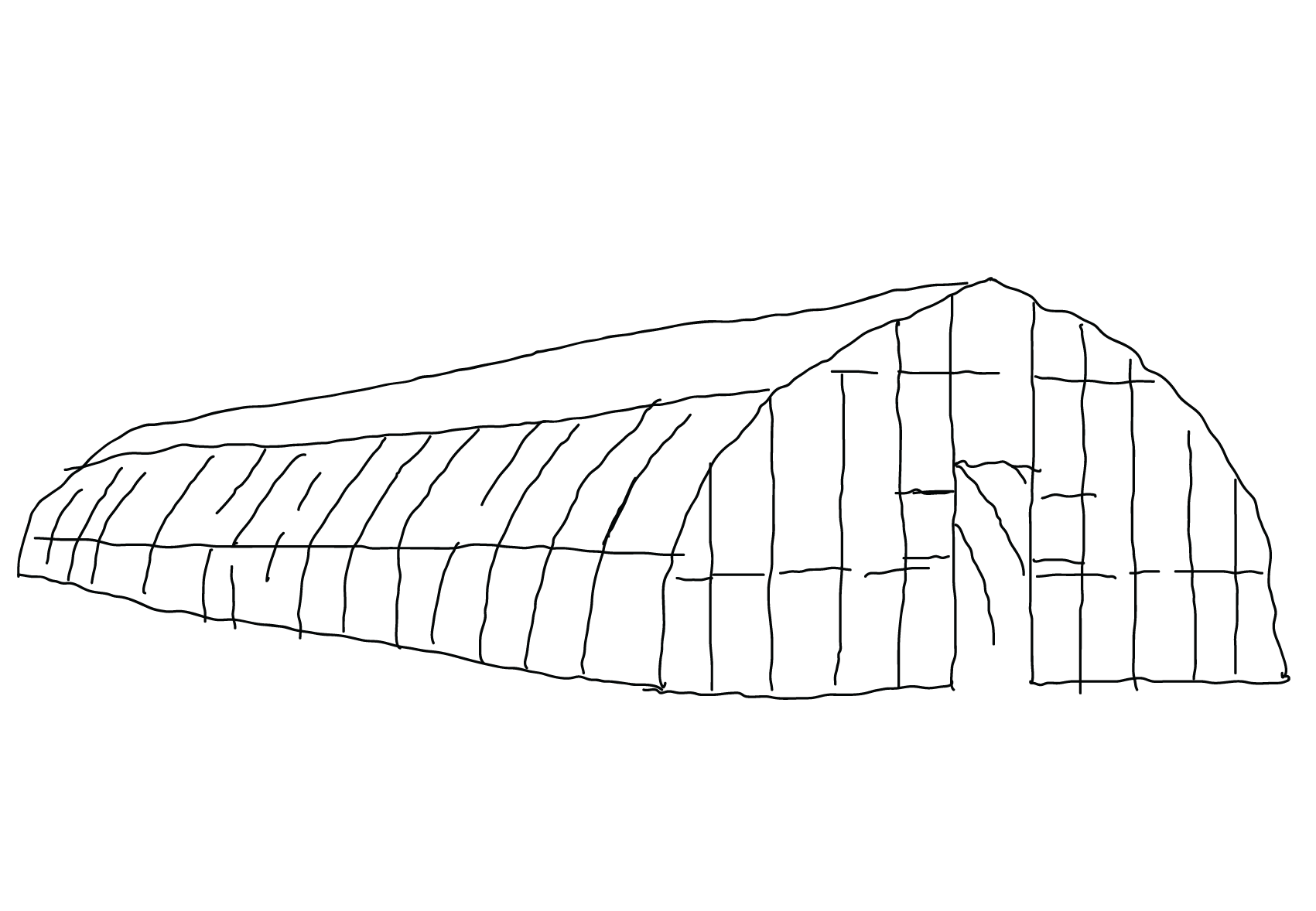 Hoop house greenhouse